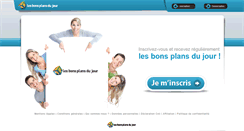 Desktop Screenshot of les-bons-plans-du-jour.com
